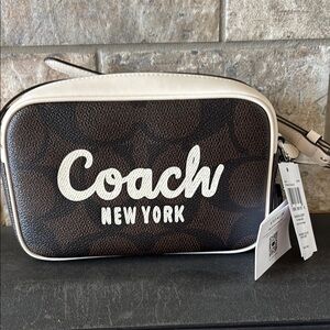 NWT Coach Signature Brown and Cream Bag
